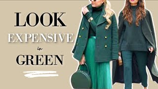 Timeless Colour Combinations with GREEN  Classic Fashion [upl. by Ardnuaed]