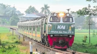 GAK MASUK AKAL KERETA API INI NGEBUT MELINTAS LANGSUNG STASIUN WLINGI [upl. by Leslie]