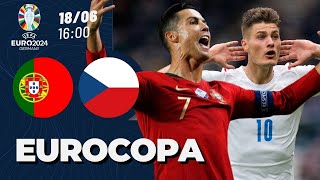 AO VIVO PORTUGAL x REPÃšBLICA TCHECA  NARRAÃ‡ÃƒO 1806  UEFA EURO 2024  1Âª RODADA  FASE DE GRUPOS [upl. by Othelia]