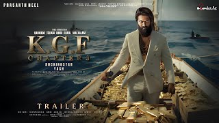 KGF Chapter 3  Hindi Trailer  Rocking Star Yash  Raveena Tondon  Prabhas  Prashanth Neel [upl. by Tiffa]