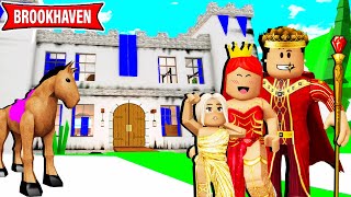 I Started A ROYAL FAMILY With My BOYFRIEND In BROOKHAVEN Roblox Brookhaven RP [upl. by Kleper]