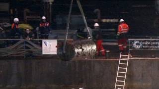 Huge WWII bomb made safe in Koblenz [upl. by Eetak591]