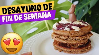 🥞 Hotcakes de conejito desayunosaludable balanceandolavida [upl. by Drye513]