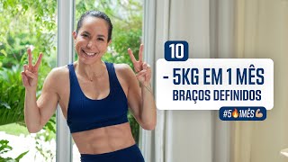 Como derreter gordura dos braços em casa  5kg em um mês  Carol Borba [upl. by Sailesh]