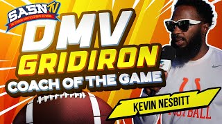 DMV Gridiron Interviews Head Coach Kevin Nesbitt [upl. by Luoar]