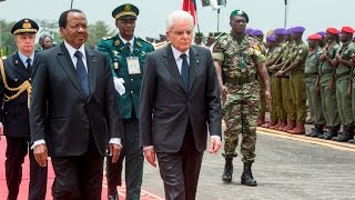 Yaoundè il Presidente Mattarella inizia la Visita di Stato in Camerun [upl. by Robi442]