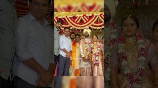 Ktr  Cm Revanth Reddy  Deputy Cm At Talasani Srinivas Yadav Daughters Marrige ktr revanthreddy [upl. by Atikan]