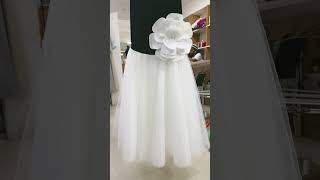 White color party dress fashion [upl. by Cutler]