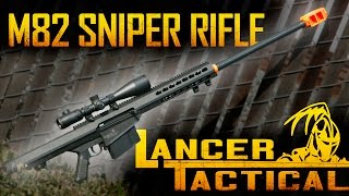 Lightest Airsoft Sniper Rifle  Lancer Tactical M82  Airsoft GI [upl. by Nyraa676]