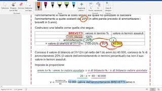 Esercitazione bilancio con dati a sceltaPARTE 4 [upl. by Linneman682]