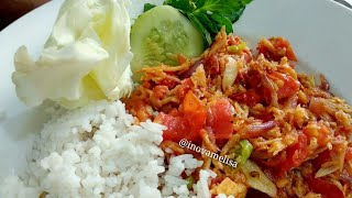 Resep Teri Medan Paling Mudah dan Enak Masak Tomat Pedas  Tips Memasak Ikan Teri Medan [upl. by Ummersen]