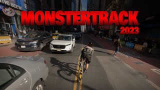 MonsterTrack 2023 The Full Race  Fixed Gear Only No Brakes [upl. by Ynagoham815]