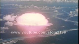 HD 1946 atomic bomb test operation crossroads Able shot in color [upl. by Sabanrab]