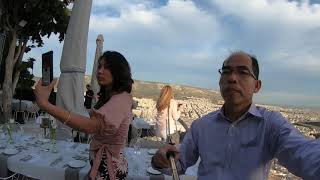 Shaklee Top Achievers were treated to dinner at Orizontes Restaurant on top of Mt Lycabettus [upl. by Kallista]