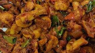 காளான் சுக்கா  MUSHROOM SUKKA IN TAMIL  MUSHROOM MASALA  KAALAN SUKKA  MUSHROOM RECIPE [upl. by Eiramanna]