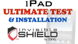 Invisible Shield for iPad  ULTIMATE Test amp Installation [upl. by Tihom]