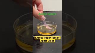 Litmus test chemistry science experiment trending reels yt shorts shorts like [upl. by Auqinahc]