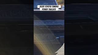 2025 Toyota Tundra Power Tailgate shorts [upl. by Elyn]