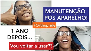 MANUTENÇÃO PÓS APARELHO 🦷  Após 1 ano 💪🏽 [upl. by Tereb316]