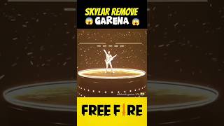 Skyler remove in free fire India ✅top3amazing freefireclips ffolddays freefireshorts skyler [upl. by Jerald]