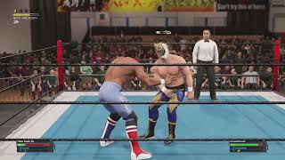 Dynamite Kid vs Tiger Mask on WWE 2K24 [upl. by Gonzalez434]