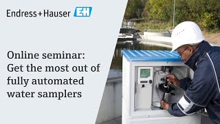 Get the most out of fully automated water samplers  Online seminar [upl. by Aizirtap509]