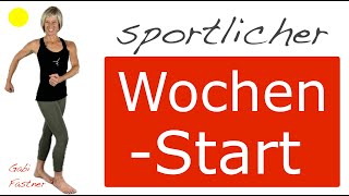 🍄 20 min sportlicher Wochenstart  funktionelles HerzKreislaufWorkout ohne Geräte im Stehen [upl. by Enitsugua659]