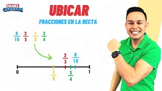 COMO UBICAR FRACCIONES EN LA RECTA Super facil  Para principiantes [upl. by Persis]