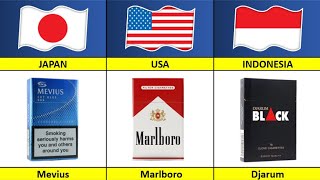 Cigarette Brands From Different Countries [upl. by Enedan893]