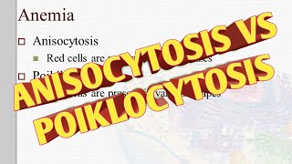 Anisocytosis Vs Poikilocytosis important question in lab interview [upl. by Ataeb]