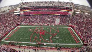 Cornhusker Marching Band Hyper Halftime Iowa 2023 [upl. by Nelyag]