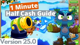 Frozen Over Half Cash Guide  BTD6 [upl. by Nitsirk]