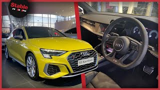 New Audi S3 Sportback 🔥 Python Yellow 🐍💛 [upl. by Ecirtnahc237]