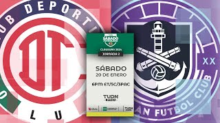 TOLUCA VS MAZATLÁN EN VIVO 🔴 JORNADA 2 LIGA MX CLAUSURA 2024 [upl. by Lira276]