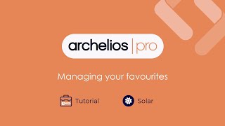 archelios pro tutorial  Managing the favourite material [upl. by Hsetirp]