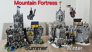 LEGO Mountain Fortress SummerWinter [upl. by Penrod385]