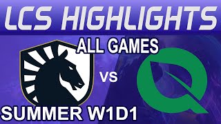 TL vs FLY Highlights ALL GAMES LCS Summer 2024 Highlights Team Liquid vs FlyQuest by Onivia [upl. by Atrebor646]