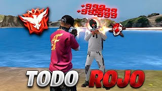 Usé La Sensibilidad PERFECTA para pegar TODO ROJO en Free Fire☠️iGUAL A HACKER [upl. by Noeruat998]