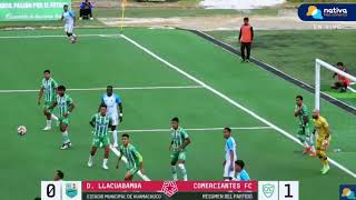 D LLACUABAMBA 0  1 COMERCIANTES FC  LIGA 2  CUARTOS DE FINAL [upl. by Nylrac]