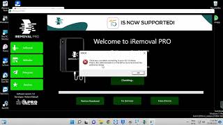 iREMOVAL PRO iOS 15 WITH SIGNAL Full Bypass ✨First in the World✨ Windows Tool Error Driver Fix [upl. by Rushing]