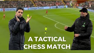 Liverpool 11 Arsenal Tactical Analysis Klopp vs Arteta Tactical Chess Match [upl. by Ezirtaeb]