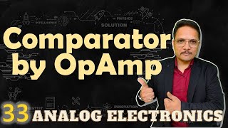 Comparator using OpAmp Basics Working amp Waveforms  Inverting NonInverting amp Window Comparator [upl. by Namajneb554]