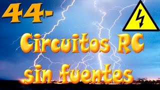 ⚡ Circuitos de primer orden Circuito RC sin fuente clase 44 [upl. by Robbin126]