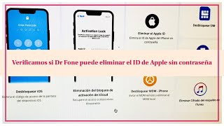 Verificamos si Dr Fone Elimina el ID de Apple sin contraseña o no [upl. by Ytsirhk]