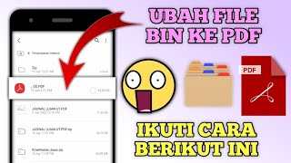 Cara Mengubah File BIN Menjadi PDF [upl. by Godber394]