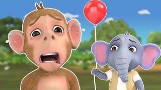 Bandar Mama Ro Raha Tha  Ek Mota Hathi  Hindi Nursery Rhymes  Zappy Toons [upl. by Aidnyc]