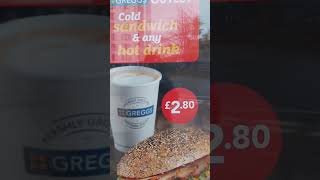 GREGGS OUTLET greggs greggsoutlet cheapfood sausagerolls doughnuts [upl. by Richards]