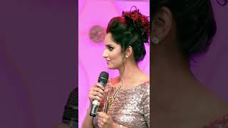 Sania Mirza in Pakistani award show looking so happy virlshorts virlshorts virlshorts [upl. by Aurie]