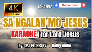 Sa Ngalan Mo Jesus KARAOKE  by MJ FLORES TV  Bisaya Christian Praise and Worship Hillsong Music [upl. by Nicholle810]