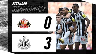 Sunderland 0 Newcastle United 3  EXTENDED FA Cup Highlights  Isak at the Double in Derby Day Win [upl. by Amikat]